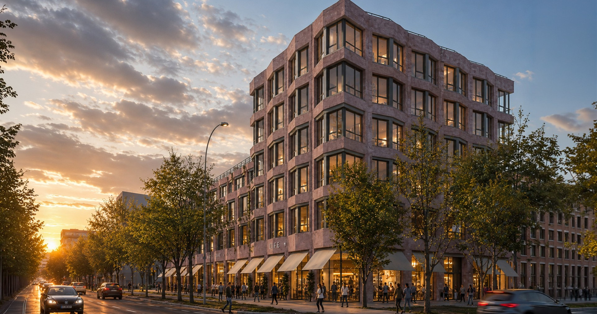 Orléanshöfe Block 1